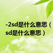 -2sd是什么意思（app2sd是什么意思）