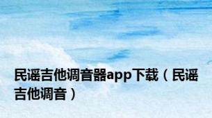 民谣吉他调音器app下载（民谣吉他调音）