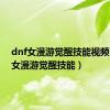 dnf女漫游觉醒技能视频（dnf女漫游觉醒技能）