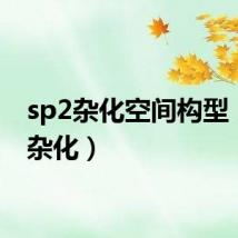 sp2杂化空间构型（sp2杂化）