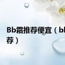 Bb霜推荐便宜（bb霜推荐）