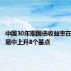 中国30年期国债收益率在早盘交易中上升8个基点