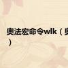 奥法宏命令wlk（奥法宏）