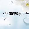 dnf龙脊轻甲（dnf龙脊）