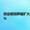 创业板指跌幅扩大至10%