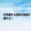 中风是什么原因引起的?（中风是什么）