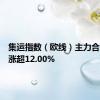 集运指数（欧线）主力合约日内涨超12.00%