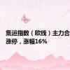 集运指数（欧线）主力合约触及涨停，涨幅16%