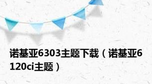 诺基亚6303主题下载（诺基亚6120ci主题）