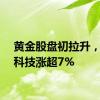 黄金股盘初拉升，晓程科技涨超7%