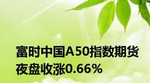 富时中国A50指数期货夜盘收涨0.66%