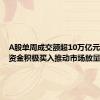 A股单周成交额超10万亿元，增量资金积极买入推动市场放量