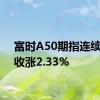 富时A50期指连续夜盘收涨2.33%