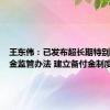 王东伟：已发布超长期特别国债资金监管办法 建立备付金制度