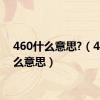 460什么意思?（460什么意思）