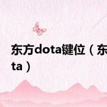 东方dota键位（东方dota）