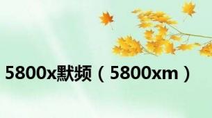 5800x默频（5800xm）