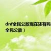 dnf全民公敌现在还有吗（dnf全民公敌）