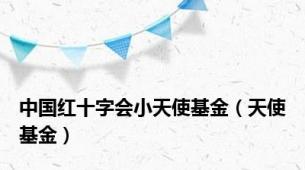 中国红十字会小天使基金（天使基金）