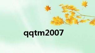 qqtm2007