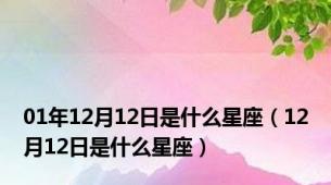 01年12月12日是什么星座（12月12日是什么星座）