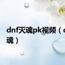 dnf灭魂pk视频（dnf灭魂）