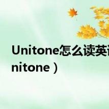 Unitone怎么读英语（unitone）