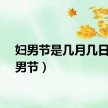 妇男节是几月几日（妇男节）