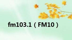 fm103.1（FM10）