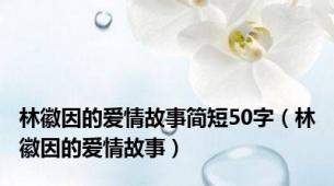 林徽因的爱情故事简短50字（林徽因的爱情故事）