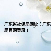 广东省社保局网址（广东省社保局官网登录）