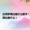 庄周梦蝶比喻什么数字（庄周梦蝶比喻什么）