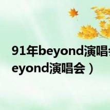 91年beyond演唱会（beyond演唱会）