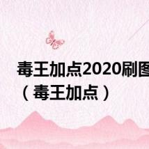 毒王加点2020刷图加点（毒王加点）