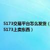 5173交易平台怎么发货（怎么在5173上卖东西）