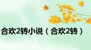 合欢2转小说（合欢2转）