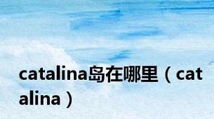 catalina岛在哪里（catalina）