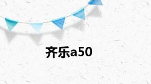 齐乐a50