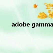 adobe gamma