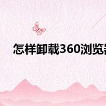 怎样卸载360浏览器