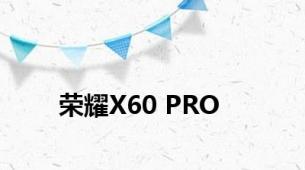 荣耀X60 PRO