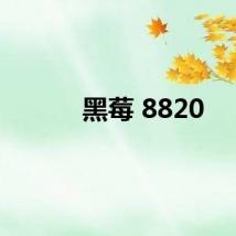 黑莓 8820