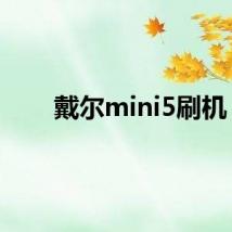 戴尔mini5刷机