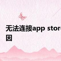 无法连接app store的原因