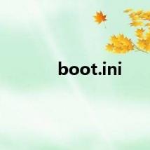 boot.ini